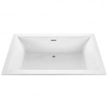 MTI Baths AE108DM-WH-UM - ANDREA 18 DOLOMATTE UNDERMOUNT AIR BATH ELITE - WHITE (72X48.25)