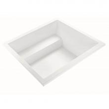 MTI Baths AW121DM-WH-DI - KALIA 3 DOLOMATTE DROP IN AIR BATH /WHIRLPOOL - WHITE (59.75X59.75)