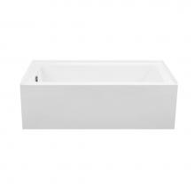 MTI Baths P152U-WH-RH - CAMERON 2 ACRYLIC CXL INTEGRAL SKIRTED RH DRAIN AIR ULTRA WHIRLPOOL - WHITE (60X30)
