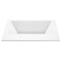 MTI Baths AE175-BI-UM - METRO 3 ACRYLIC CXL UNDERMOUNT AIR BATH ELITE - BISCUIT (66.125X42)