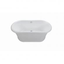 MTI Baths S208DM-WH - LANEY 2 DOLOMATTE FREESTANDING SOAKER - WHITE (65x33.75)