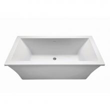 MTI Baths AST210DM-WH - ANDREA 24 DOLOMATTE FREESTANDING AIR BATH - WHITE (66X36)