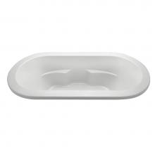 MTI Baths AU213-WH-DI - NEW YORKER 7 ACRYLIC CXL DROP IN AIR BATH/ULTRA WHIRLPOOL - WHITE (71.75X36)