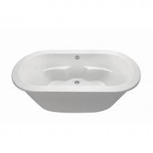 MTI Baths AST214DM-WH - NEW YORKER 8 DOLOMATTE FREESTANDING AIR BATH - WHITE (71.75X36)