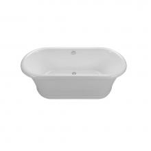 MTI Baths AST216-WH - LANEY 4 ACRYLIC CXL FREESTANDING AIR BATH - WHITE (72X33.75)
