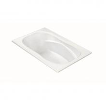 MTI Baths AESM21DM-WH - HARTWELL DOLOMATTE DROP IN AIR BATH ELITE/STREAM - WHITE (71.5X47.5)