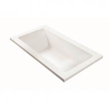 MTI Baths AESM226DM-WH-DI - ANDREA 26 DOLOMATTE DROP IN AIR BATHELITE/STREAM - WHITE (54X30)
