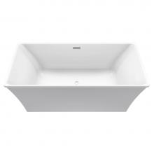 MTI Baths AE232-WH - WESTBROOK ACRYLIC CXL FREESTANDING AIR BATH ELITE - WHITE (66X36)