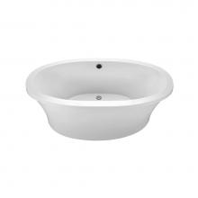 MTI Baths AE251DM-WH - LOUISE 1 DOLOMATTE FREESTANDING AIR BATH ELITE - WHITE (66x36.75)