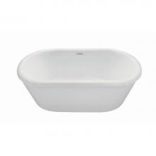 MTI Baths AST254DM-WH - NOELLA DOLOMATTE FREESTANDING AIR BATH - WHITE (65x33.75)