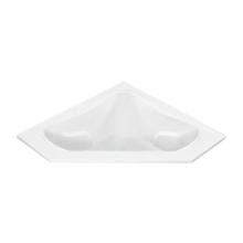MTI Baths AE26-AL - 60X60 ALMOND CORNER ARIA ELITE Cayman 1