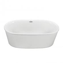 MTI Baths AST268-BI - ADEL 3 ACRYLIC CXL FREESTANDING  AIR BATH - BISCUIT (66X31)