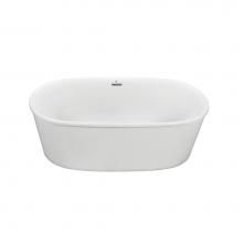 MTI Baths AST268DM-WH - ADEL 3 DOLOMATTE FREESTANDING AIR BATH - WHITE (66X31)