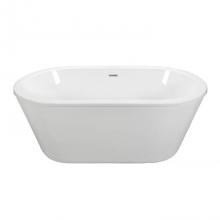 MTI Baths AST274-BI - NEW YORKER 11 ACRYLIC CXL FREESTANDING AIR BATH - BISCUIT (66X36)
