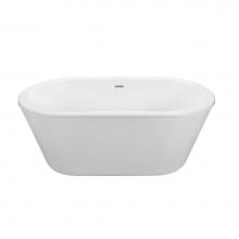 MTI Baths AST274DM-WH - NEW YORKER 11 DOLOMATTE FREESTANDING AIR BATH - WHITE (66X36)