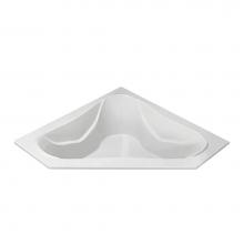 MTI Baths AE28-BI - CAYMAN 3 ACRYLIC CXL DROP IN CORNER AIR BATH ELITE - BISCUIT (66X66)