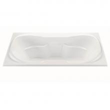 MTI Baths AE32DM-WH - TRANQUILITY 1 DOLOMATTE DROP IN AIR BATH ELITE - WHITE (72X42)