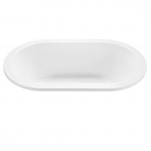 MTI Baths AU54-WH-UM - NEW YORKER 1 ACRYLIC CXL UNDERMOUNT AIR BATH/ULTRA WHIRLPOOL - WHITE (71.5X41.75)
