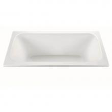 MTI Baths AE61DM-WH-DI - SOPHIA 2 DOLOMATTE DROP IN AIR BATH ELITE - WHITE (71.5x41.5)