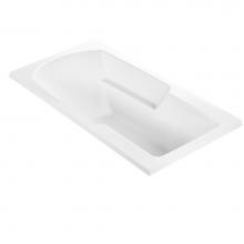 MTI Baths ASTSM06-WH - WYNDHAM 2 ACRYLIC CXL DROP IN AIR BATH/STREAM - WHITE (59.25X31.25)
