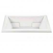MTI Baths AE79DM-WH-DI - MADELYN 1 DOLOMATTE DROP IN AIR BATH ELITE - WHITE (71.625X41.75)
