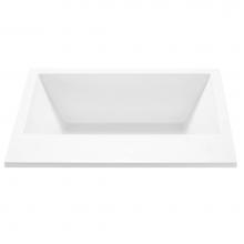 MTI Baths SM84-BI-UM - Metro 2 Acrylic Cxl Undermount Stream - Biscuit (60.125X42)