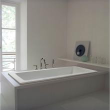 MTI Baths P98UDM-WH-DI - ANDREA 8 DOLOMATTE DROP IN ULTRA WHIRLPOOL - WHITE (71.625X36)
