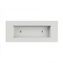 MTI Baths C808S68-BI-GL - Petra 8 Sculpturestone Counter Sink Single Bowl Up To 68'' - Gloss Biscuit