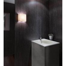 MTI Baths C864S38GL-WH - LUNA 1 SCULPTURESTONE COUNTER SINK SINGLE BOWL UP TO 38''- GLOSS WHITE