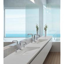 MTI Baths C866S38GL-BI - INCLINE SCULPTURESTONE COUNTER SINK SINGLE BOWL UP TO 38'' - GLOSS BISCUIT