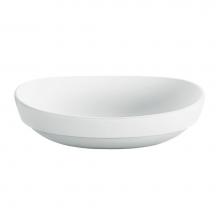 MTI Baths MTCS714GL-BI - ELISE SR SCULPTURESTONE SEMI-RECESSED - GLOSS BISCUIT (22.25X14)