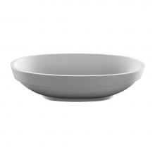 MTI Baths MTCS717GL-WH - ALISSA SR SCULPTURESTONE SEMI-RECESSED - GLOSS WHITE (22.5X14)