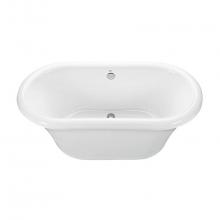 MTI Baths AST88A-BI - MELINDA 4 ACRYLIC CXL FREESTANDING AIR BATH - BISCUIT (65.5X35)
