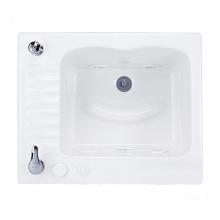MTI Baths MTLS110JP-BI - FOOT SPA 1 ACRYCLIC CXL DROP IN WHIRLPOOL - BISCUIT (28X23)