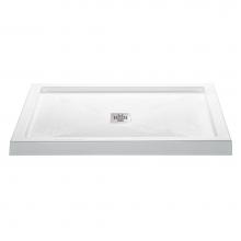 MTI Baths SB4236MTWH - 4236 ACRYLIC CXL CENTER DRAIN MULTI THRESHOLD - WHITE