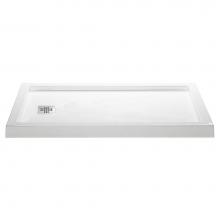 MTI Baths SB4832MTWHLH - 4832 ACRYLIC CXL LH DRAIN MULTI THRESHOLD - WHITE