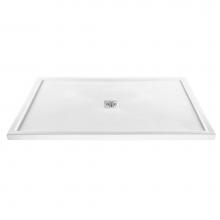 MTI Baths SB5434MTWH - 5434 ACRYLIC CXL CENTER DRAIN MULTI THRESHOLD - WHITE
