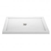 MTI Baths SB5442MTBI - 5442 ACRYLIC CXL CENTER DRAIN MULTI THRESHOLD - BISCUIT