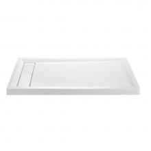 MTI Baths SB6042MTHD-WH-RH - 6042 ACRYLIC CXL RH HIDDEN DRAIN MULTI THRESHOLD - WHITE