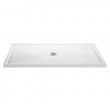 MTI Baths SB7236MTWH - 7236 ACRYLIC CXL CENTER DRAIN MULTI THRESHOLD - WHITE