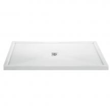 MTI Baths SB7242MTWH - 7242 ACRYLIC CXL CENTER DRAIN MULTI THRESHOLD - WHITE
