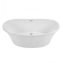 MTI Baths S264-WH - LORETTA 2 ACRYLIC CXL FREESTANDING SOAKER - WHITE (66.5X35.5)