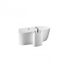 MTI Baths STAND-BI-MT - FAUCET STAND - FOR SCULPTURESTONE TUBS - SMALL VERSION - MATTE BISCUIT