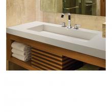 MTI Baths C867S50-WH-GL - 50'',ESS COUNTER SINK,WYMARA-3,SINGLE BOWL,GLOSS WHITE,CTR/OFFSET