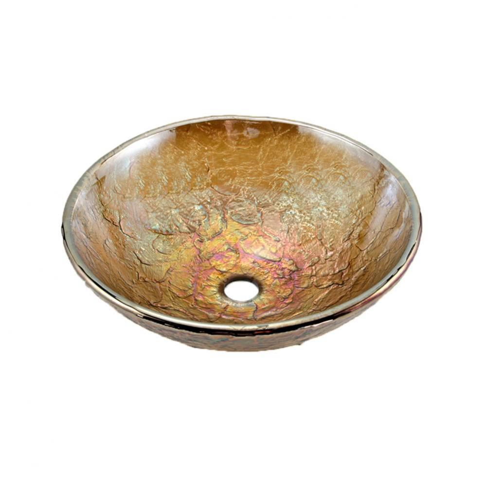 Green Reflections 16'' Vessel