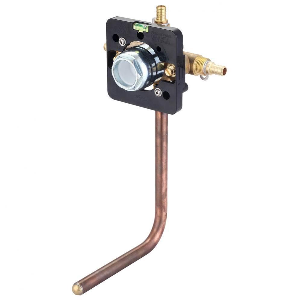 TUB and SHWR VALVE ONLY-SINGLE HDL 1/2'' PEX INLET/SHOWER OUTLET 1/2'' COPPER