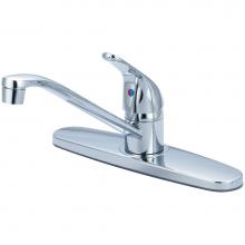Olympia K-4160H - KITCHEN-8'' SINGLE METAL LVR HDL SWIVL SPT 3/8'' FLEX-CP