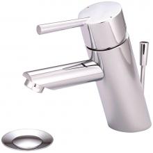 Olympia L-6052B - LAV-1-HOLE SINGLE LVR HDL W/BRASS POP-UP DRAIN 3/8'' FLEX B-PACK-CP