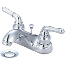 Olympia L-7240B - LAV-4'' TWO LVR HDL W/50/50 POP-UP DRAIN B-PACK-CP