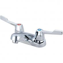 Olympia L-7251 - LAV-4'' TWO ADA WRIST BLADE HDL W/POP-UP HOLE COVER-CP